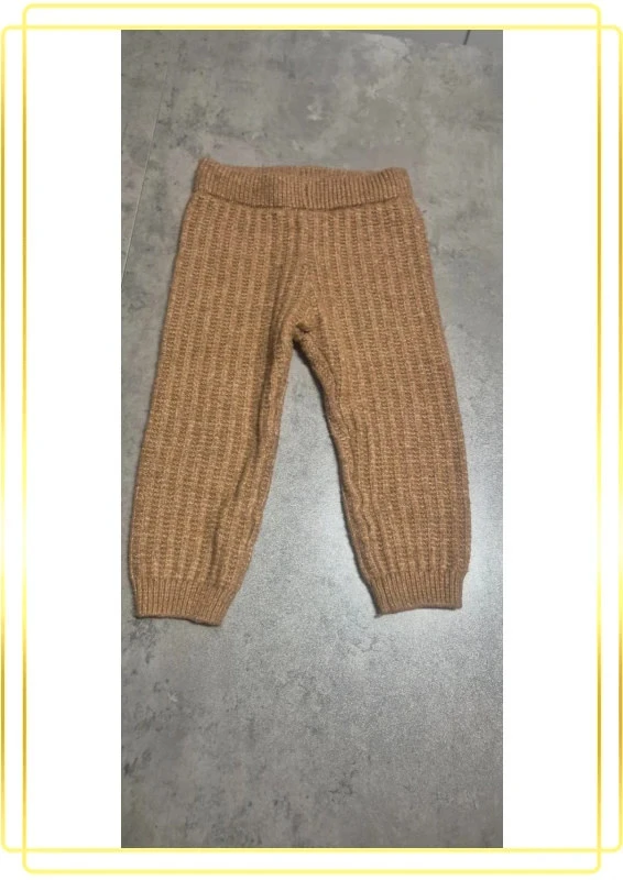 Pantalon fille en maille